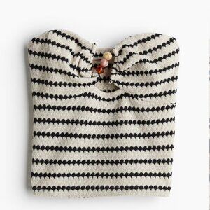 NWT H&M bead detail tube top, small